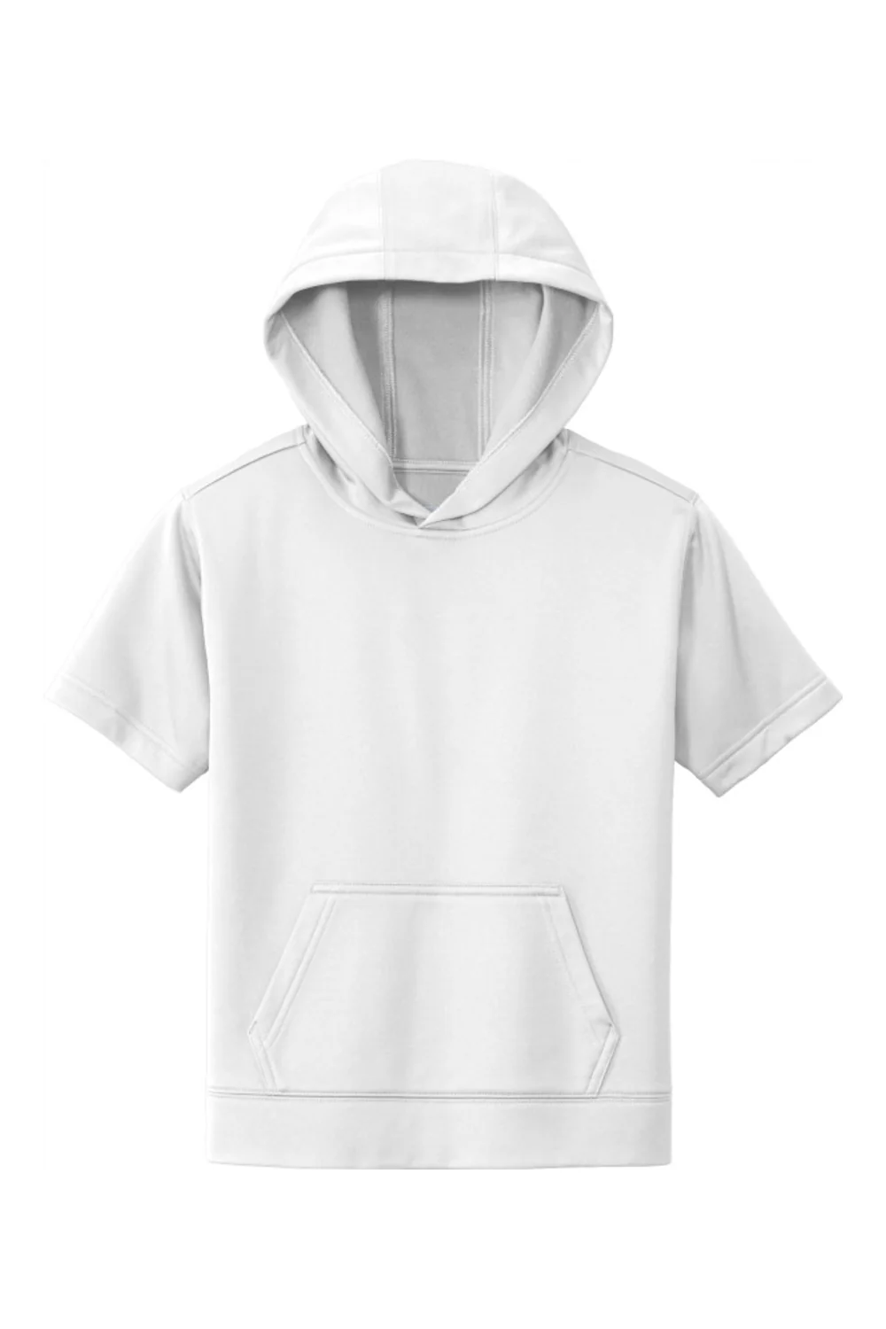Sport-Tek Youth Sport-Wick Fleece Short Sleeve Hooded Pullover