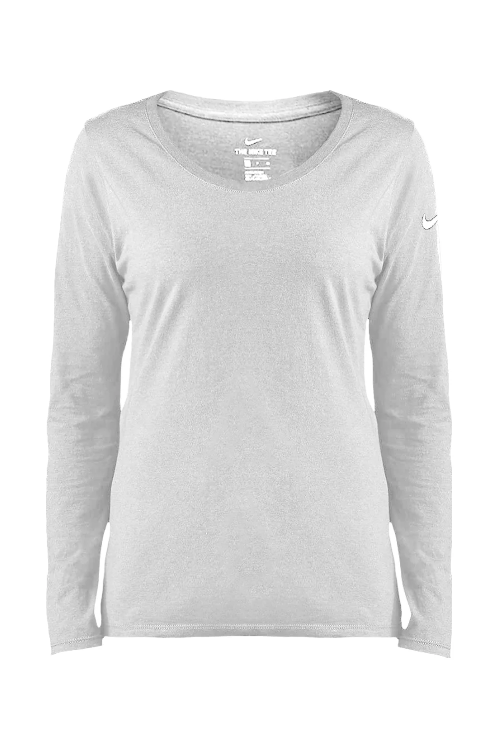 Nike Ladies Core Cotton Long Sleeve Scoop Neck Tee