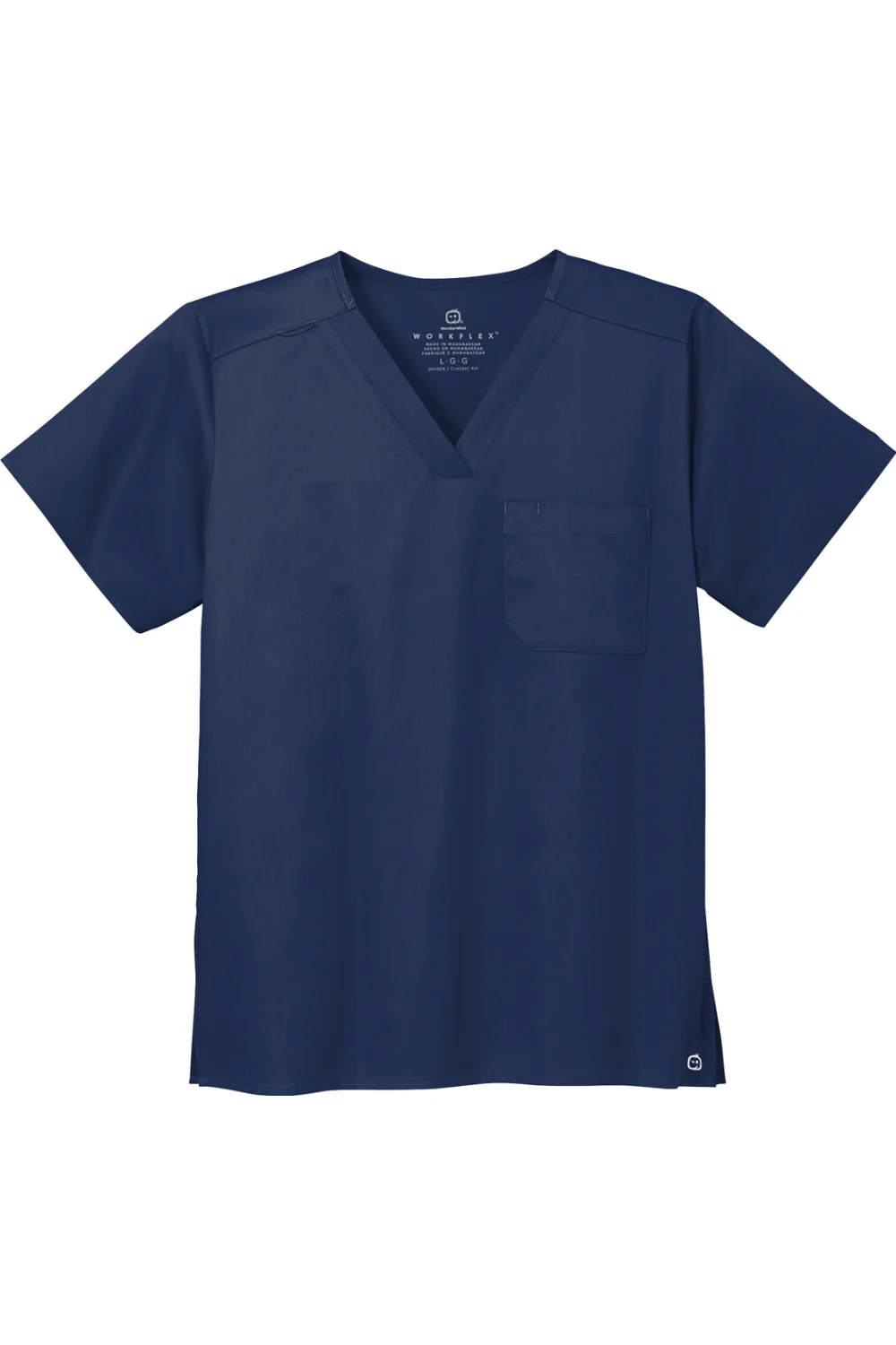Wink Unisex WorkFlex Chest Pocket V-Neck Top