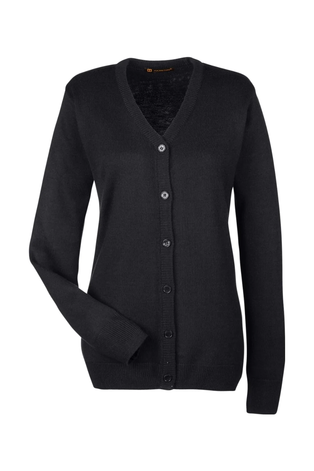 Harriton Ladies Pilbloc V-Neck Button Cardigan Sweater