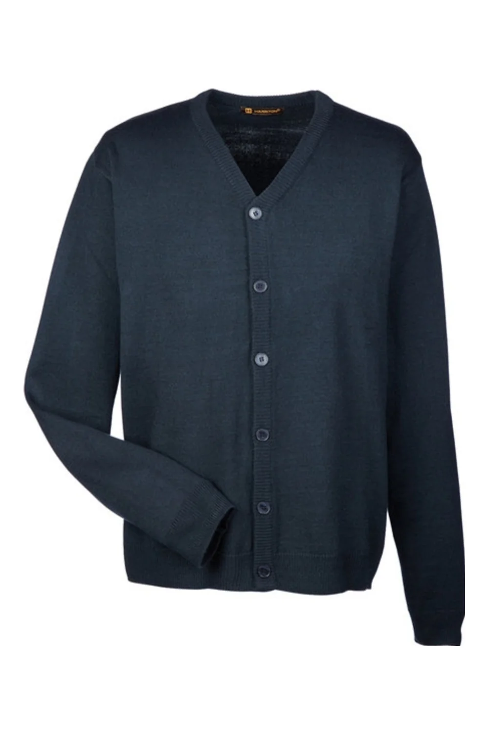 Harriton Men's Pilbloc V-Neck Button Cardigan Sweater