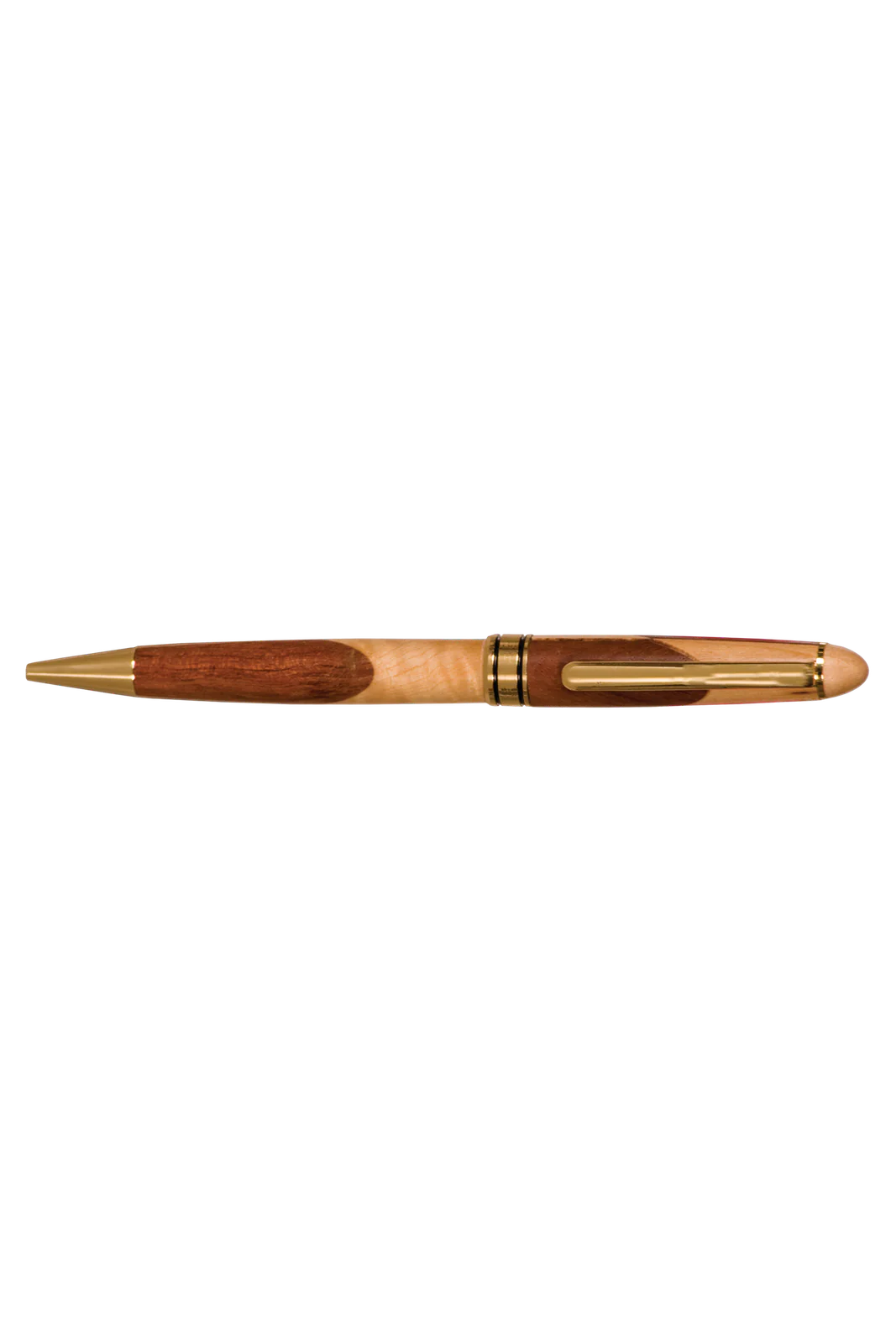Wide Maple/Rosewood Pen