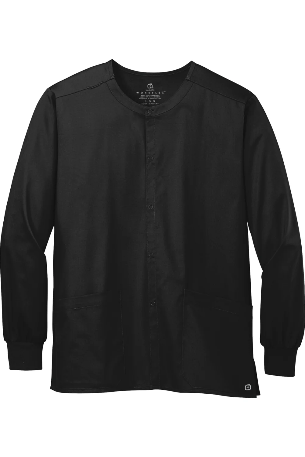 Wink Unisex WorkFlex Snap-Front Scrub Jacket