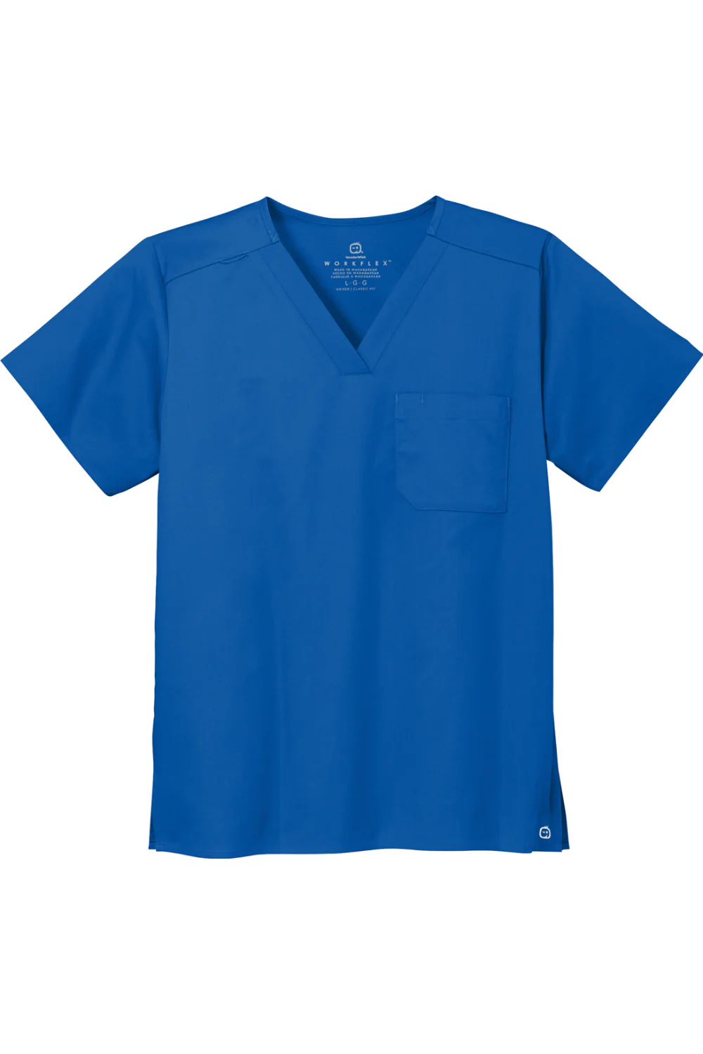 Wink Unisex WorkFlex Chest Pocket V-Neck Top